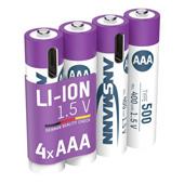[7501] BATTERIJ OPLAADBAAR R3 AAA  400 mAh ANSMANN 4ST
