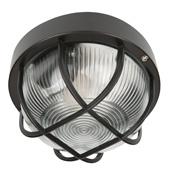 [10110] BULLY 100W ZWART ROND KUNSTSTOF IP44