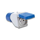 [11678] CE STEKKER ADAPTER CEE 16A3P KOPPELST.16A 2P+T IP20 68216F