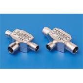 [18761] COAX SPLITTER METAL RADIO 1 M/2 F CE