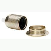 [33731] FITTING E27 MESSING (MAX 60W) MET RING