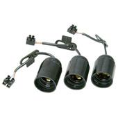 [33737] FITTING E27 ZWART BOUWPENDEL 3PCS