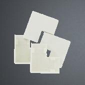 [42606] HOEKSTUK WIT 15X10 4ST VOOR REF 9991.6643