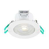 [47041] INBOUWSPOT LED INTEGR 4,8W 500LM CW WIT IP44 38'RICHTB 3-PAC