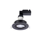 [47050] INBOUWSPOT LED RICHTBAAR 5W 345LM GU10 3000K ZWART 1ST