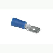 [48041] KABELSCH. GEISOL.BLAUW 1,5-2,5MM VERBINDER MAN 6,3MM 100ST