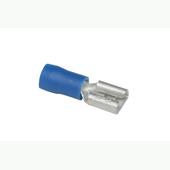 [48043] KABELSCH. GEISOL.BLAUW 1,5-2,5MM VERBINDER VROUW 4,8MM 100ST