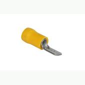 [48056] KABELSCH. GEISOL.GEEL 4-6MM VERBINDER MAN 6,3MM 10ST