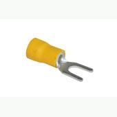 [48060] KABELSCH. GEISOL.GEEL 4-6MM VORK 6,4MM 10ST