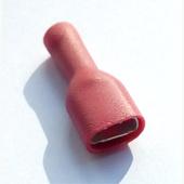 [48063] KABELSCH. GEISOL.GEHEEL ROOD 0,5-1,5MM VERBINDER VR 6,3MM 10
