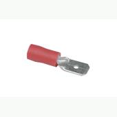 [48072] KABELSCH. GEISOL.ROOD 0,5-1,5MM VERBINDER MAN 2,8MM 10ST