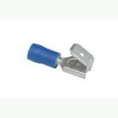 [48084] KABELSCH.GEISOL.BLAUW 1,5-2,5MM VERBINDER MAN+VROUW 6,3MM 10