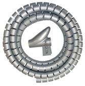 KABELVERSLINDERS ZILVER 2,5M ø20