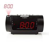 KLOKRADIO ZWART PROJECTIE