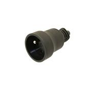 KOPPELSTEKKER PVC ZWART BL