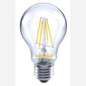 [51658] LED BOL E27  7W 806LM 2700K FILAMENT HELDER 4-PACK VG