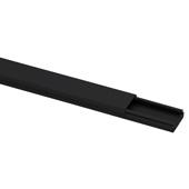 [52035] LEIDINGKOKER LOS DEKSEL 20X10MM 2MTR ZWART