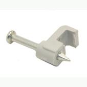[69309] NAGELKLEM PLAT 2X0,75MM WIT 200PCS