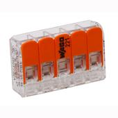 [99207] STEEKKLEM 5X1.5-2.5MM MET HENDEL WAGO 5PCS