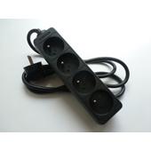 [99360] STEKKERBLOK + KABEL 3G1,5MM2*1,5M  4X16A/230V ZWART