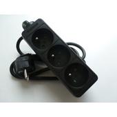 [99363] STEKKERBLOK + KABEL 3G1,5MM2*1,5M 3X16A/230V ZWART