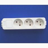 [99378] STEKKERBLOK 3X16A MET VEILIGHEID ZONDER  SNOER