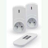[99630] STOPCONTACT MET AFSTANDSBEDIENING MAX 2000W 2ST