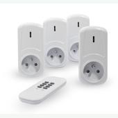 [99632] STOPCONTACT MET AFSTANDSBEDIENING MAX 2000W 4ST