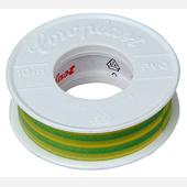[101740] TAPE ISOLATIE PVC 0,15X15MM 10M 2ST GROEN/GEEL