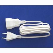[105955] VERLENGSNOER  3M 2X0,75 WIT BLISTER